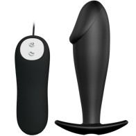 Compra Plug Anal Silicona Forma Pene Negro Online