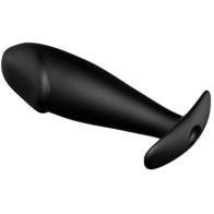 Compra Plug Anal Silicona Forma Pene Negro Online