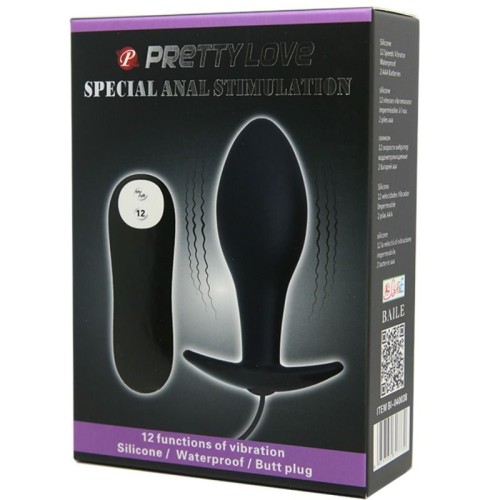 Pretty Love Anchor Anal Plug - 12 Vibration Modes