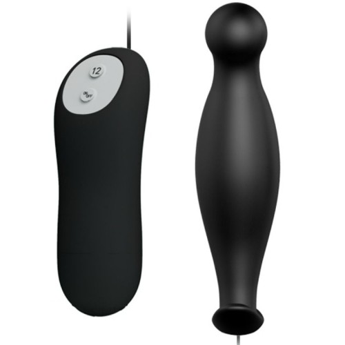 Black Silicone Plug 12 Vibration Modes