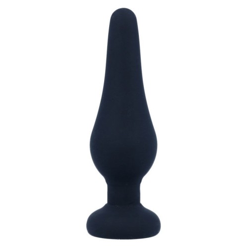 Intense Pipo S Silicone Anal Plug Black 9.8 Cm