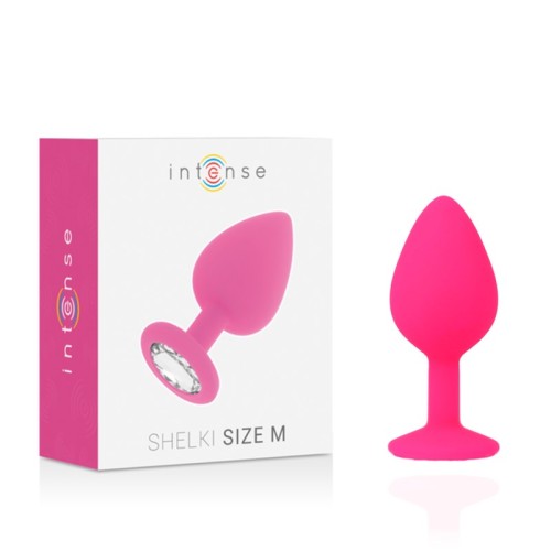 Plug Anal Fuchsia Intense Shelki M - Suave y Cónico para el Máximo Placer