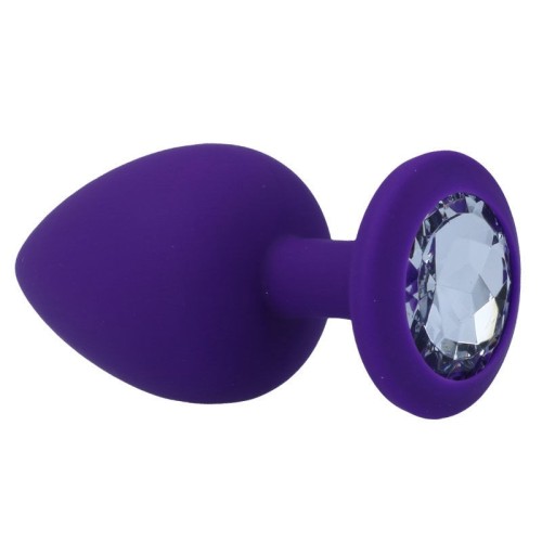 Luxury Intense Purple Anal Plug for Pleasurable Exploration