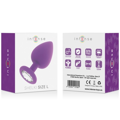 Luxury Intense Purple Anal Plug for Pleasurable Exploration