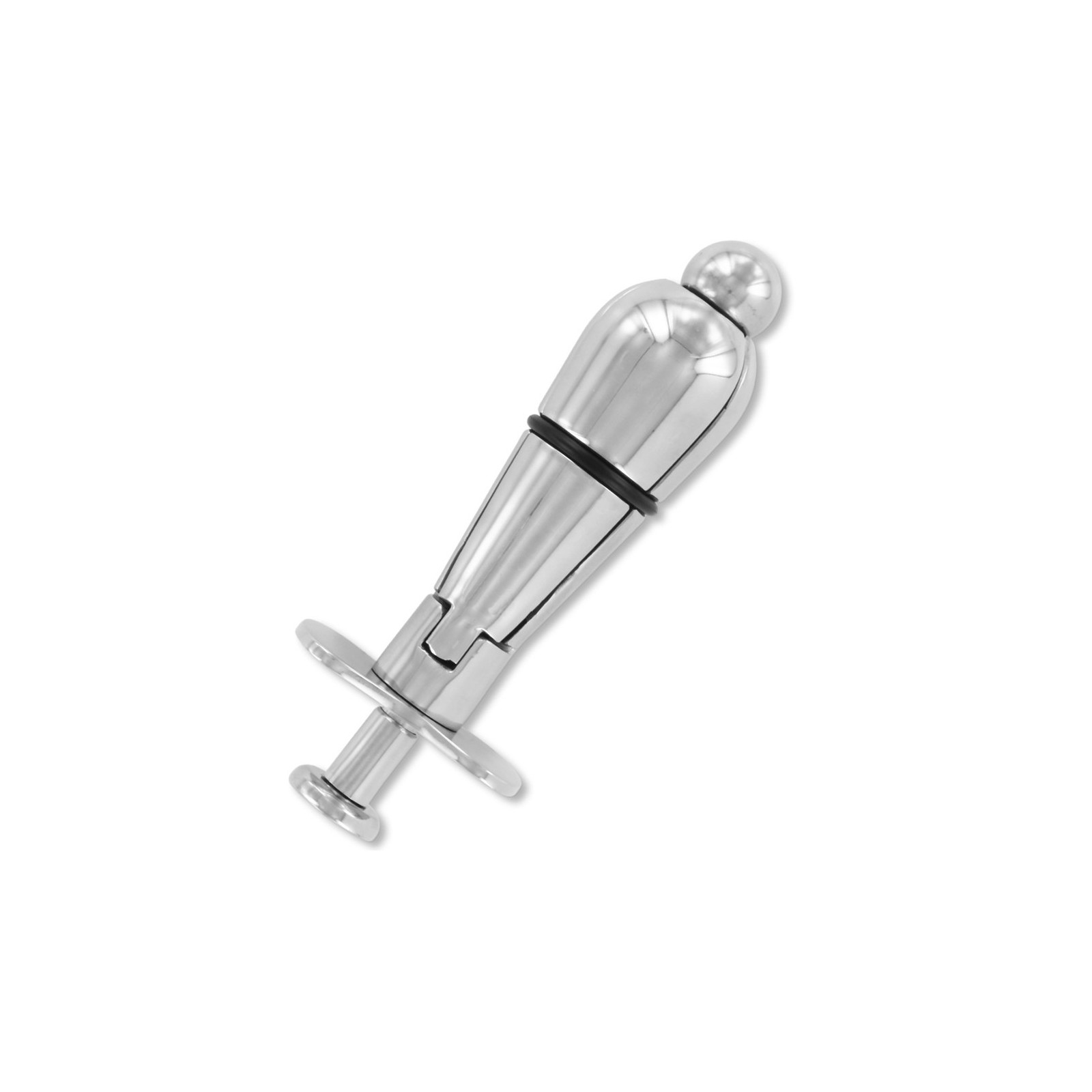 Lockable Stainless Steel Anal Plug