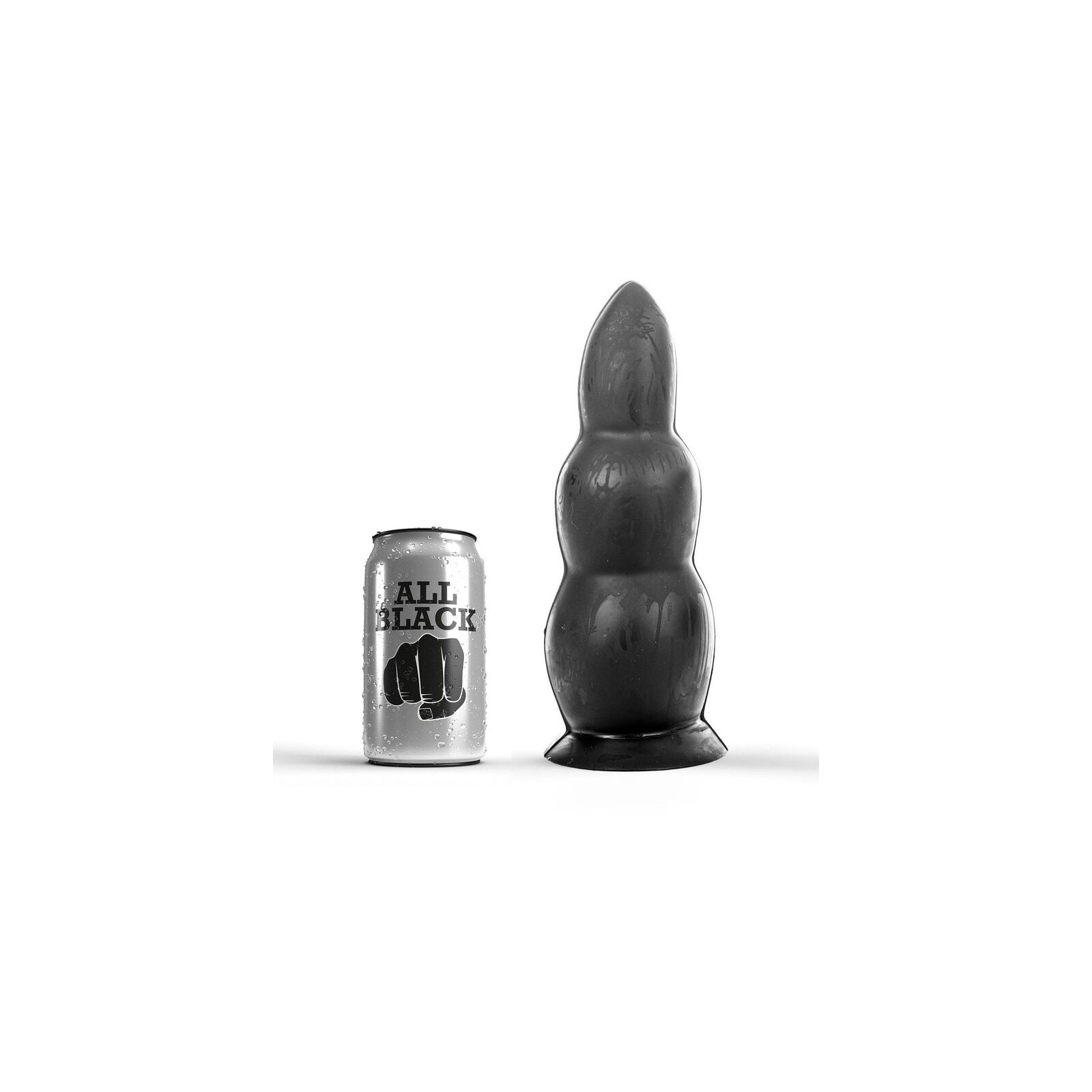 All Black Butt Plug 23 Cm - Premium Pleasure