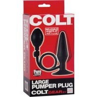 Plug Hinchable Grande Negro Colt para Placer Intenso