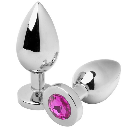 Medium Pink Diamond Anal Plug 7.62 cm