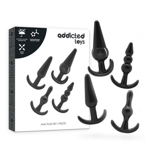 Set de 4 Plugs Anales Addicted Toys