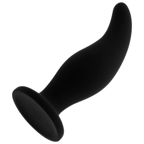 Plug Anal Silicona Curvado Punto P 12 Cm