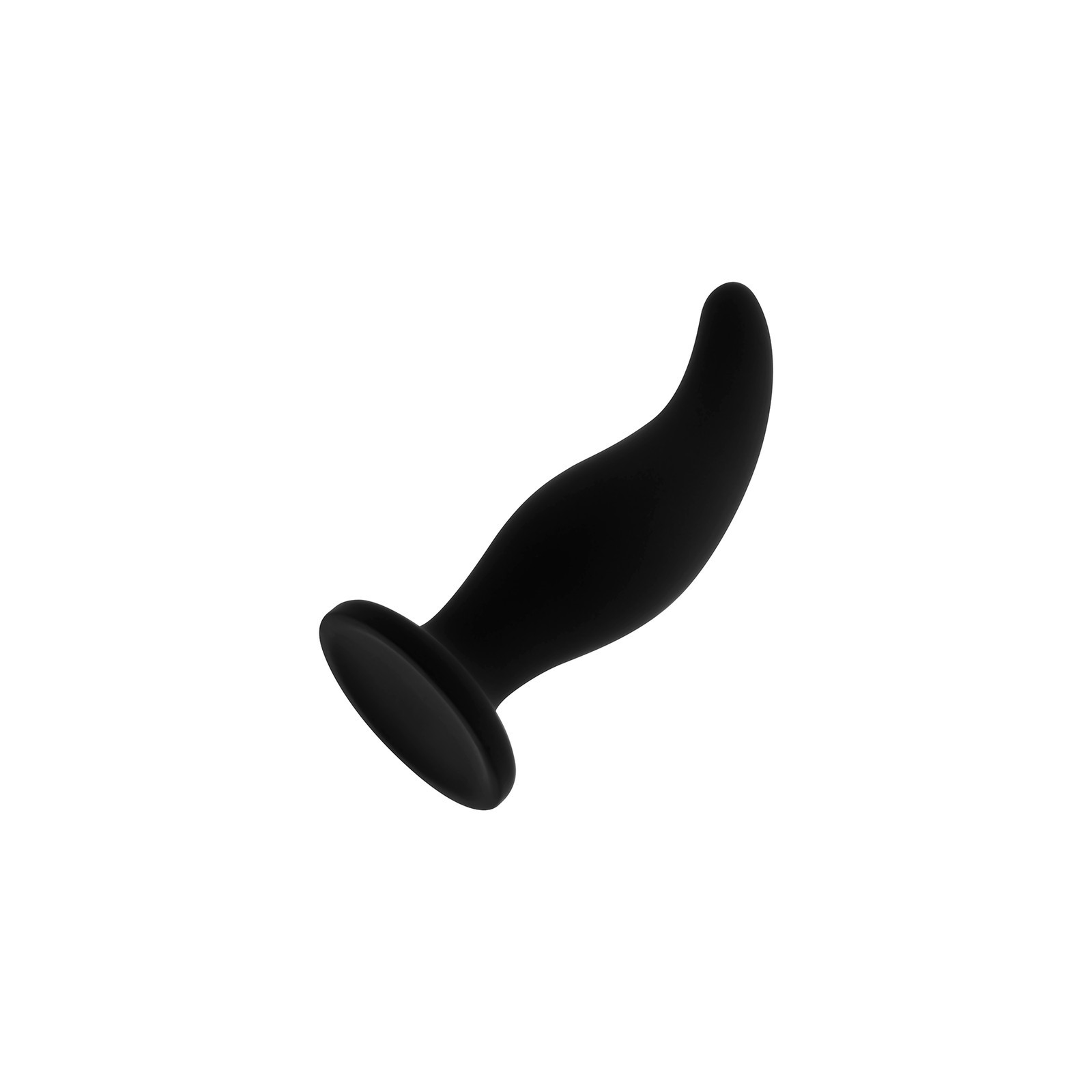 Curved P-Spot Silicone Anal Plug 12 cm