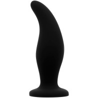 Plug Anal Silicona Curvado Punto P 12 Cm