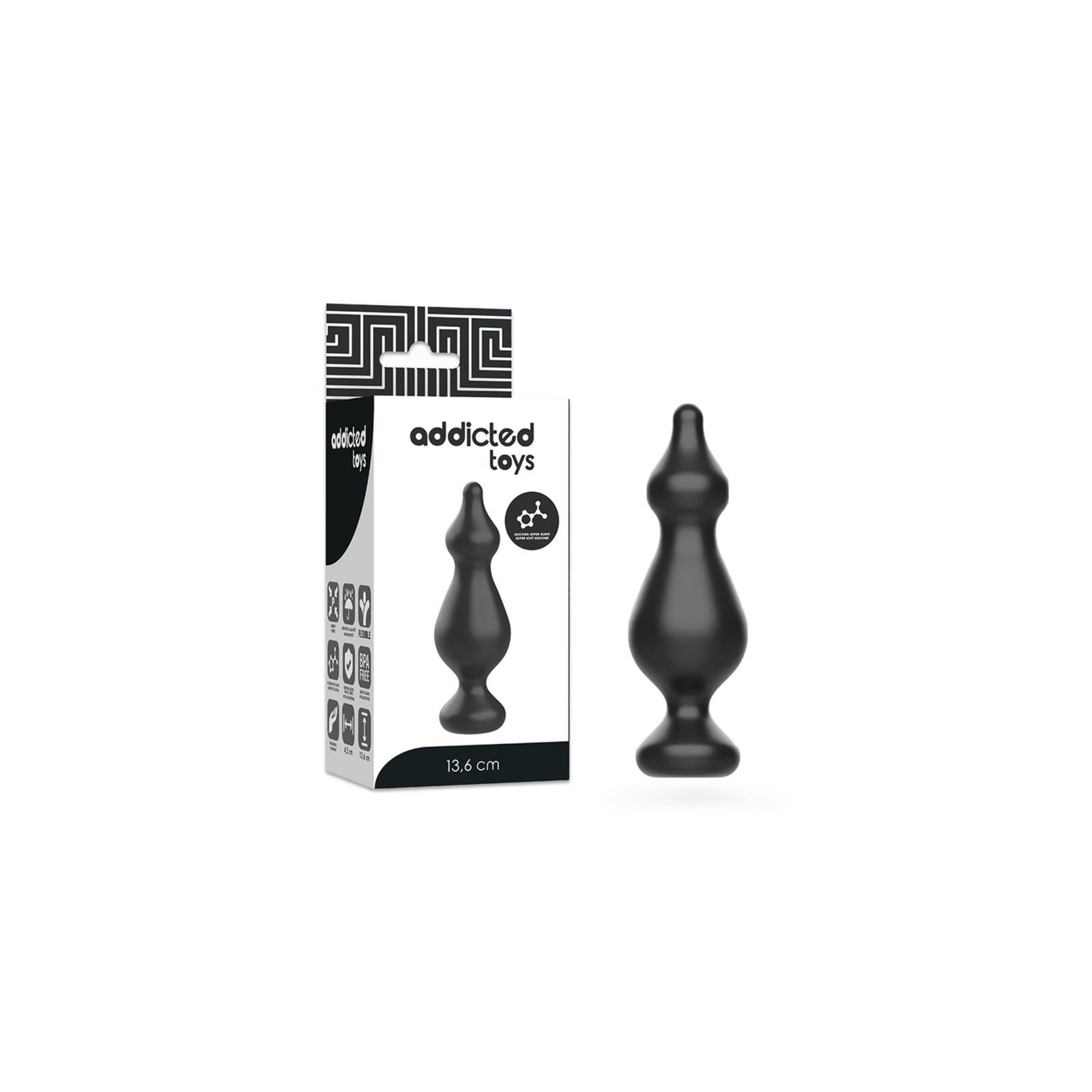 Plug Anal Addicted 13.6 cm - Opción para Principiantes