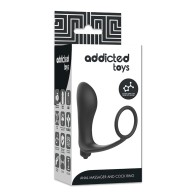 Addicted Anal Vibrator with Cock Ring for Ultimate Pleasure