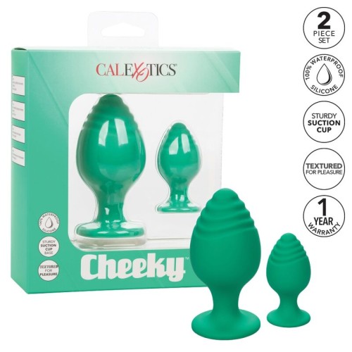 Cheeky Green Anal Plugs