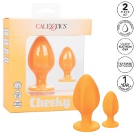 Cheeky Orange Anal Plugs for Exciting Play