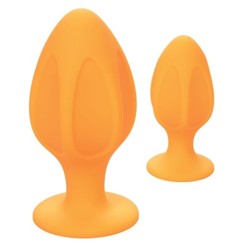 Cheeky Orange Anal Plugs for Exciting Play