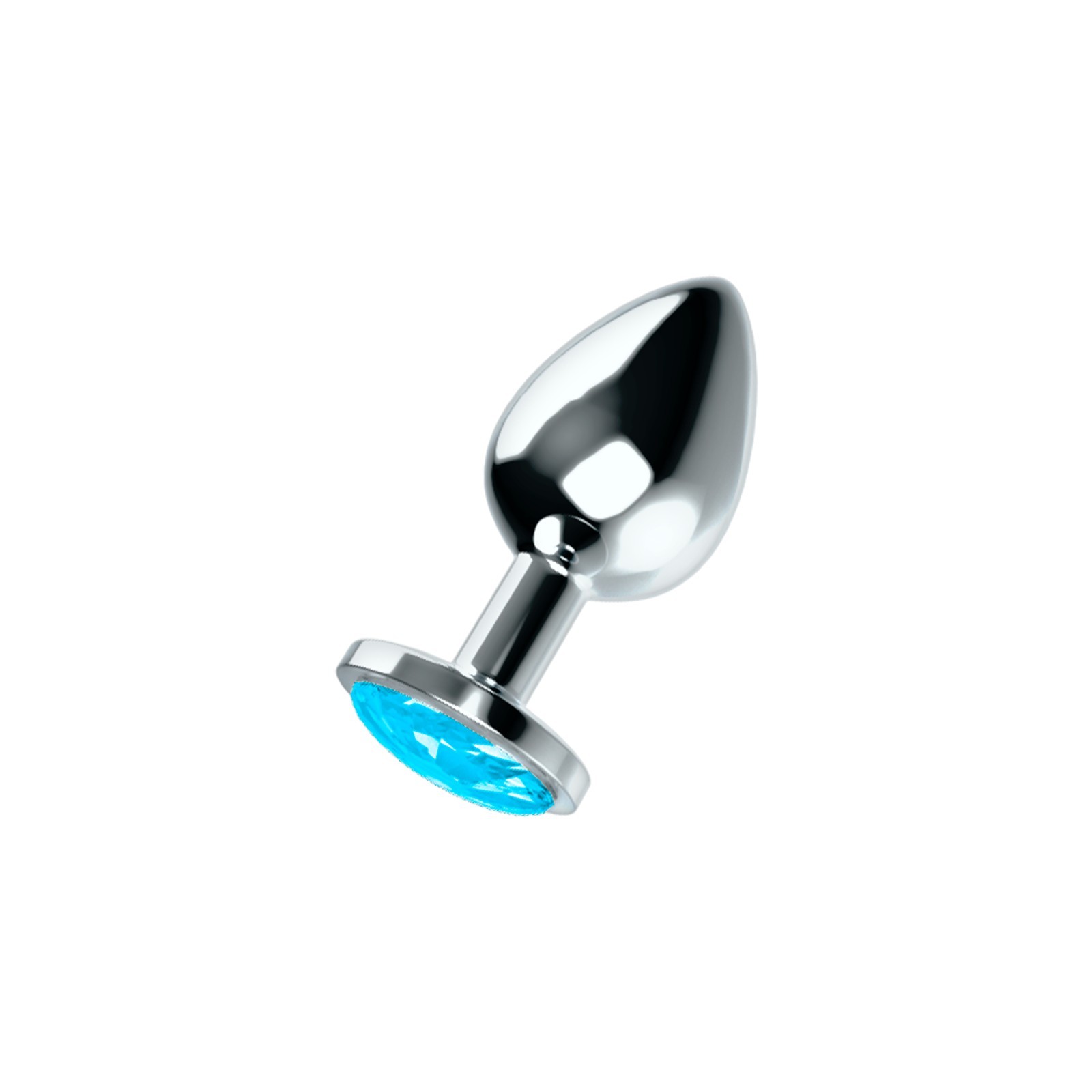 Ohmama Blue Crystal Anal Plug Large