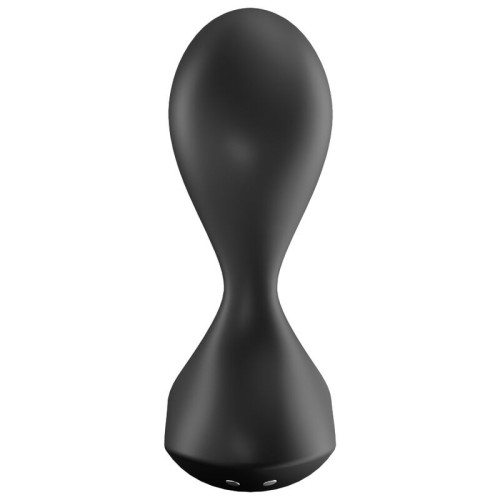 Satisfyer Sweet Seal Plug Vibrador Negro - Compatible Con Aplicación