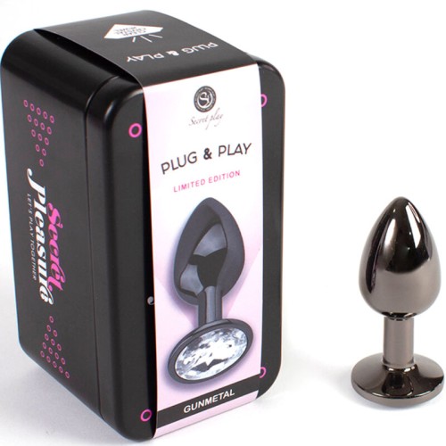 Plug Anal Gunmetal Talla S para Principiantes