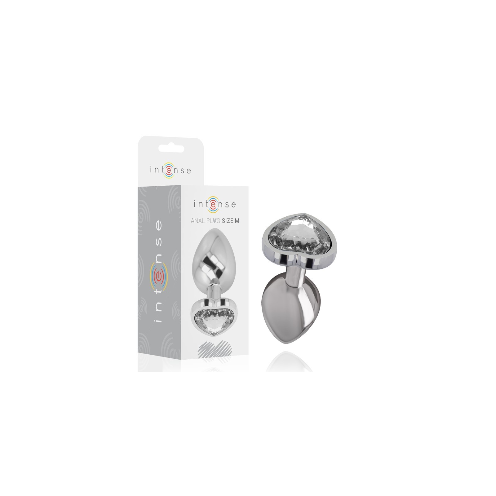 Intense Heart Shaped Aluminum Anal Plug