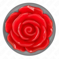 Kink Pink Anal Plug with Red Rose - Elegant and Fun