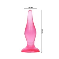 Plug Anal Tacto Suave Lila 14.2 Cm Baile