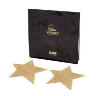 Bijoux Indiscrets Golden Star Nipple Covers - Sparkling Body Accessories