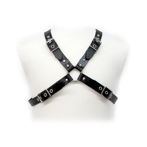 Black Buckle Harness for Men