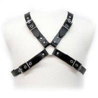 Black Buckle Harness for Men