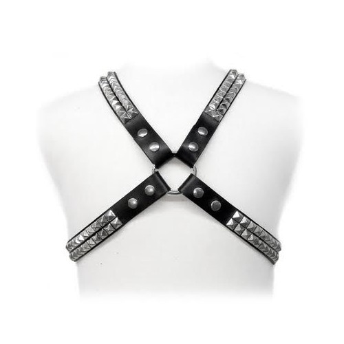 Pyramid Stud Harness - Elegance in BDSM Control