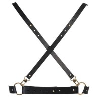 Bijoux Indiscrets Maze Black X Harness for Enhanced Bondage