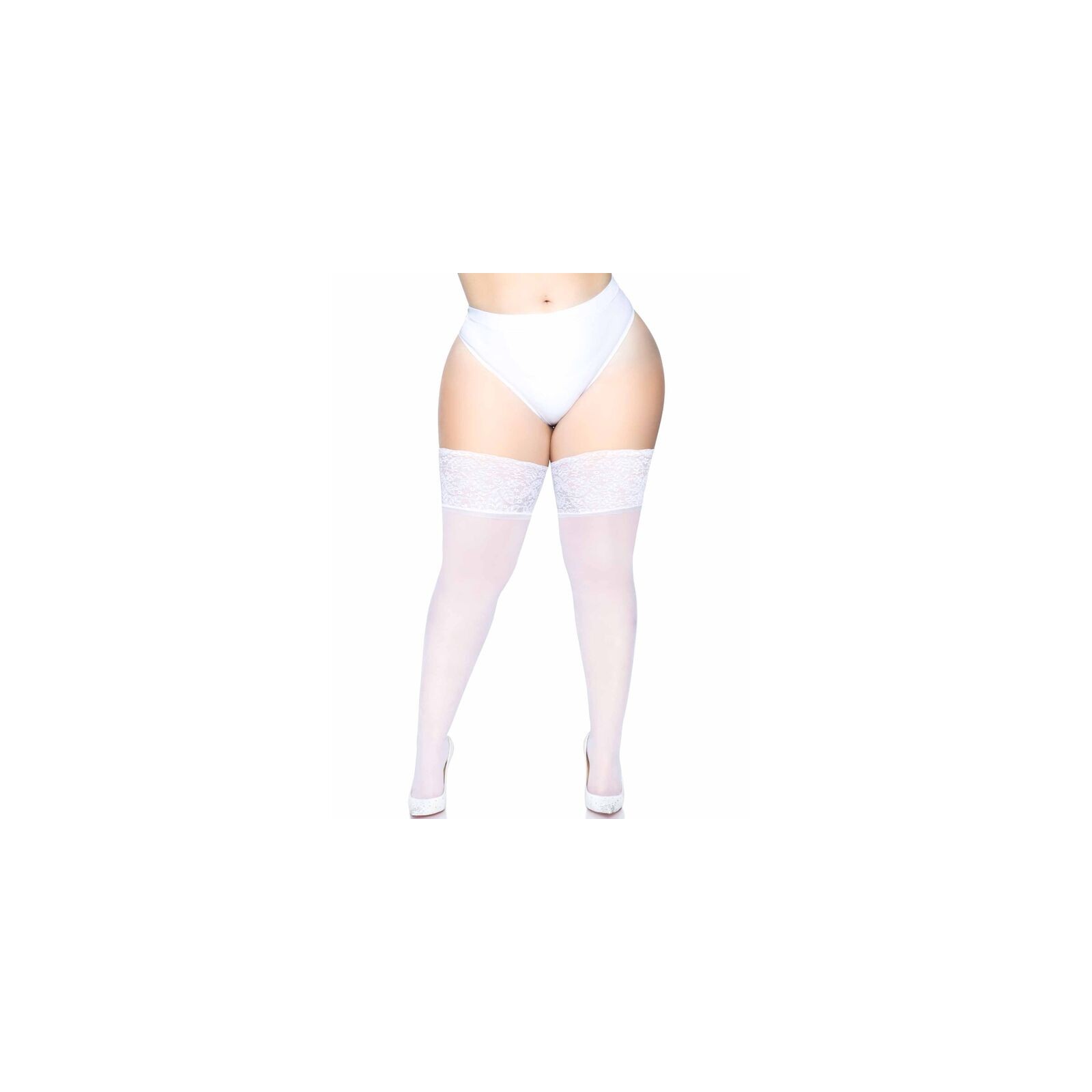 Leg Avenue Plus Size Lace Top Stockings