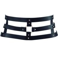 Bijoux Indiscrets Maze Belt with Strap Black