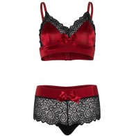 Leg Avenue Red and Black Two Piece Set - Seductive Elegance