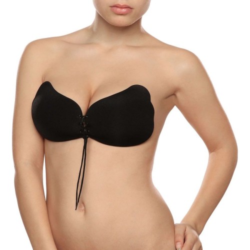 Bye-bra Lace-it Realzador Push-up Negro Copa A para Elevación Definitiva