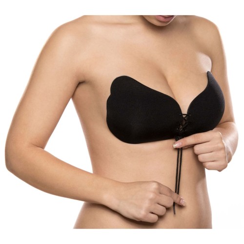 Bye-bra Lace-it Push-up Bra Black Cup D - Seamless Elegance