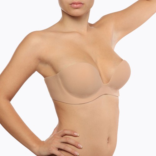 Bye-bra Gala Beige Strapless Bra for Ultimate Comfort