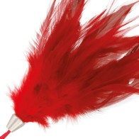 Darkness Sexy Feather Stimulator Red 20cm