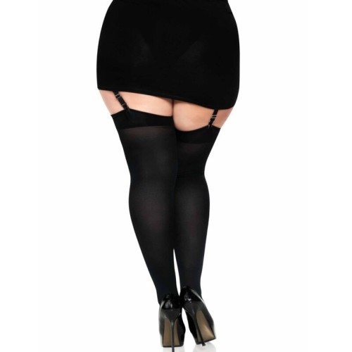 Leg Avenue Black Thigh Highs for Stylish Seduction