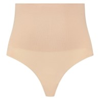 Bye-bra - Faja Sin Costuras Estilo Tanga Beige Talla S