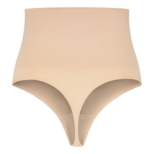 Bye-Bra Seamless Thong Shapewear Beige Size M