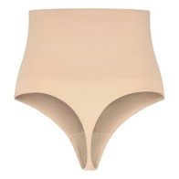 Bye-Bra Seamless Thong Shapewear Beige Size M