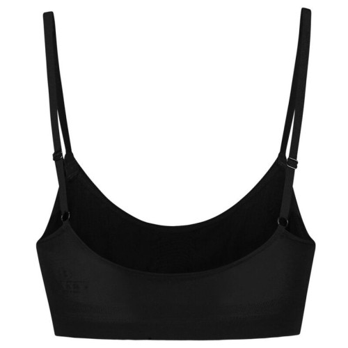 Bye-bra - Sujetador Sin Costuras de Control Medio Negro Talla XL