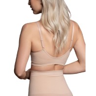 Bye-bra - Sujetador Sin Costuras Control Medio Beige Talla S