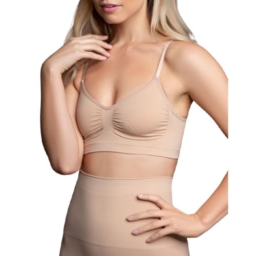 Bye-bra Sujetador Sin Costuras XXL en Beige para Comodidad