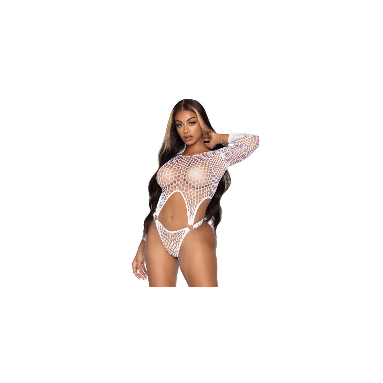 Leg Avenue Long Sleeve Sheer Bodysuit for Sexy Style