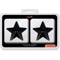 Coquette Chic Desire - Cubre Pezones Estrellas Negras