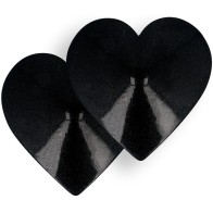 Coquette Chic Desire Cubre Pezones Corazones Negros - Accesorio Juguetón