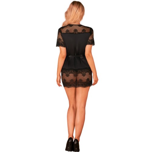 Obsessive Maderris Peignoir XS/S - Elegant and Flirty